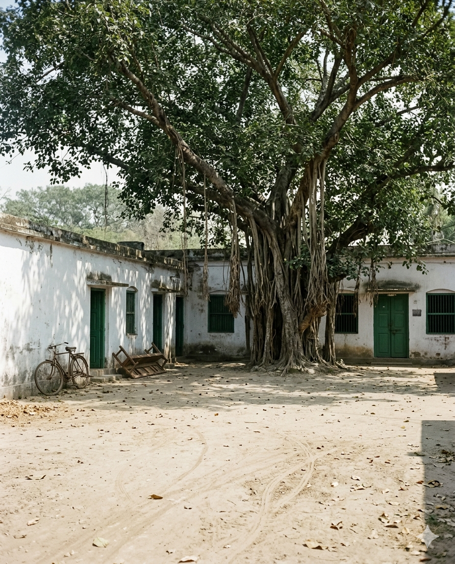 Thana courtyard